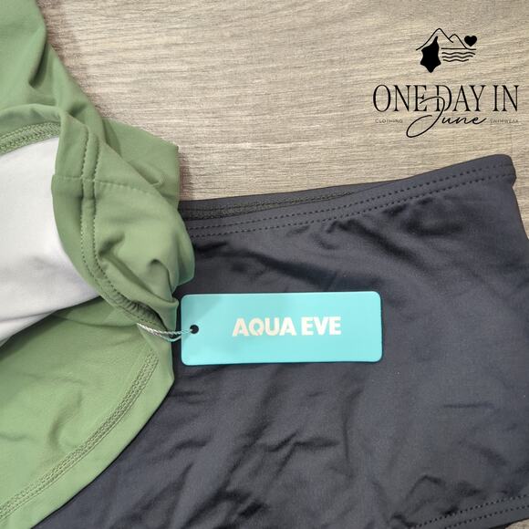 Aqua Eve Tankini Swimsuit Size L - Picture 4 of 7